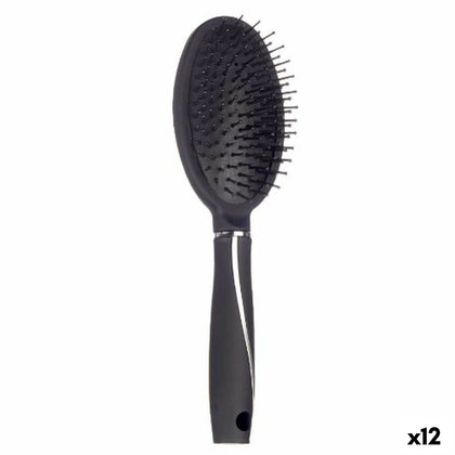 Cepillo Plástico Silicona Negro (12 Unidades)
