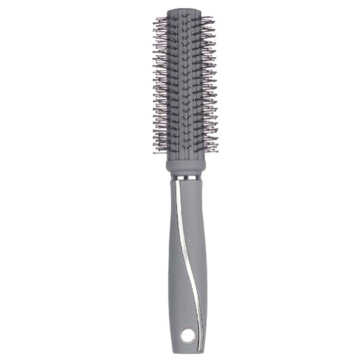 Round Brush Grey Silicone Plastic (12 Units)-1