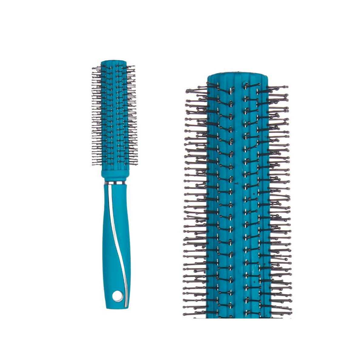 Round Brush Green Silicone Plastic (12 Units)-2