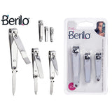 Nail clipper Berilo 1703239 Silver Metal (12 Units)-1