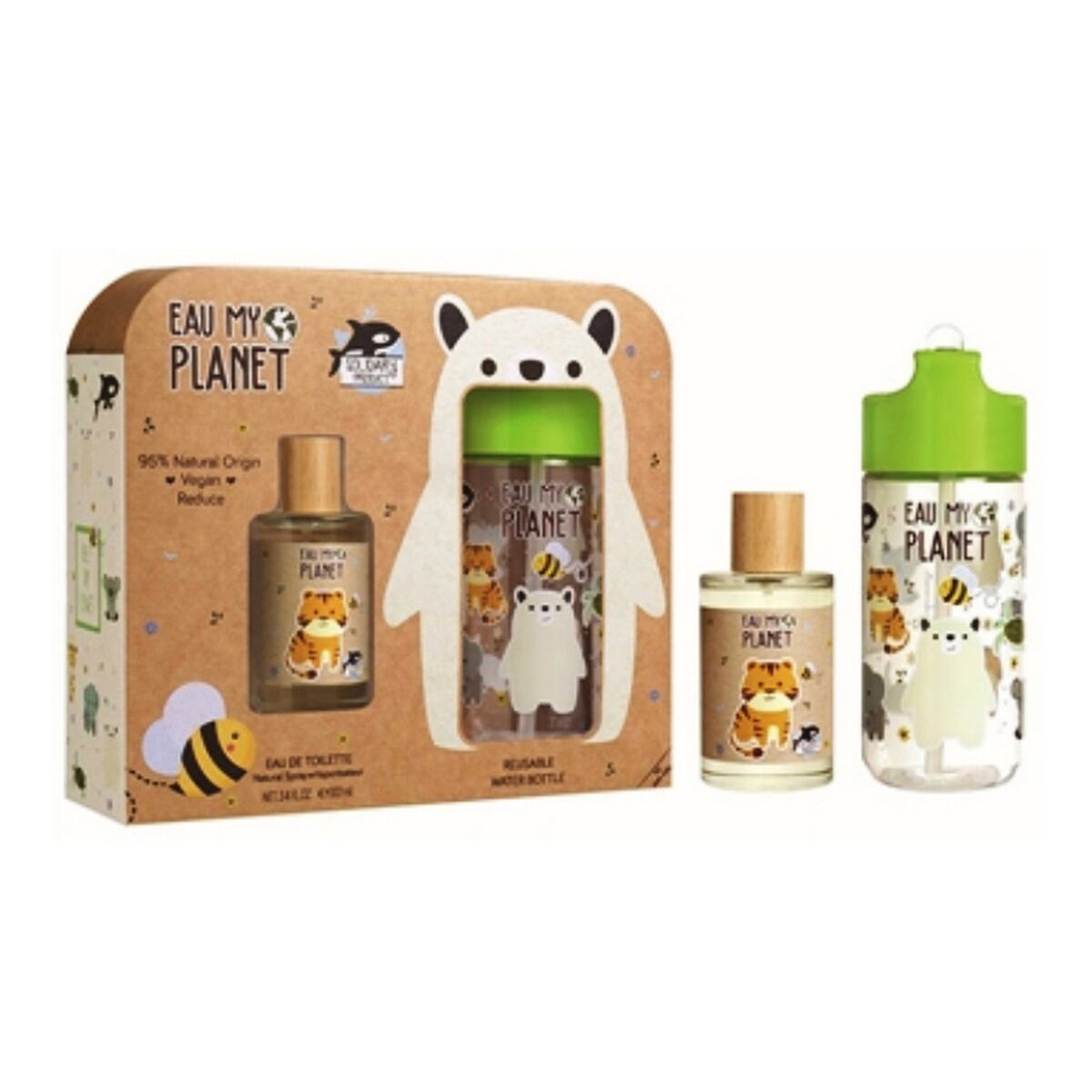 Kinderparfüm-Set Eau my Planet EDT 100 ml 2 Stück-0
