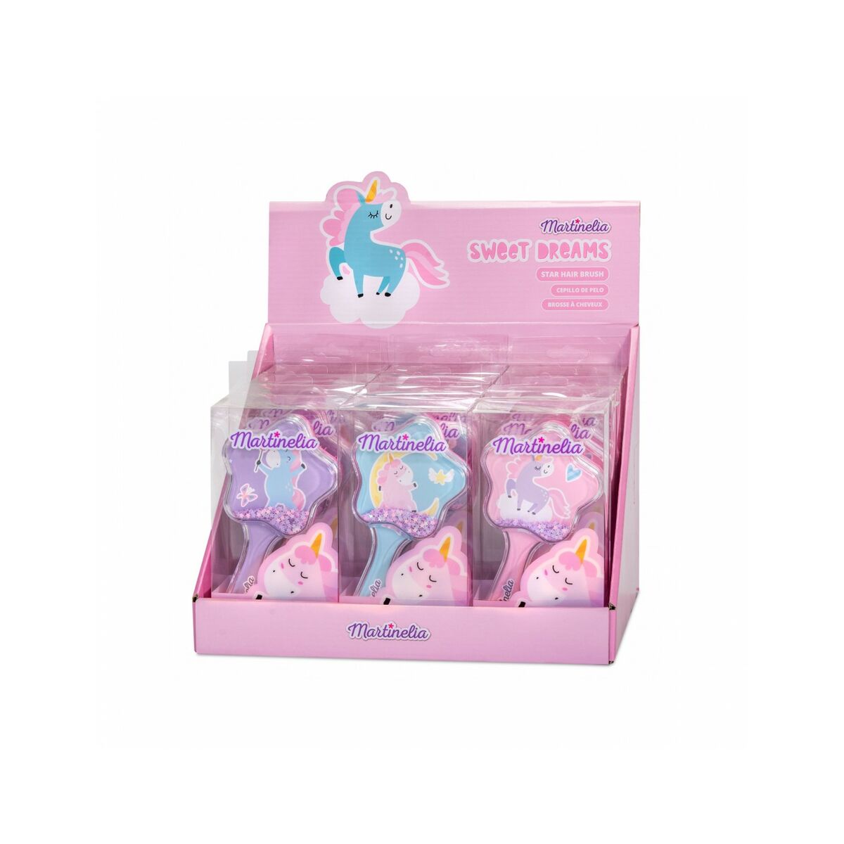 Entwirrende Haarbürste Martinelia Unicorn-2