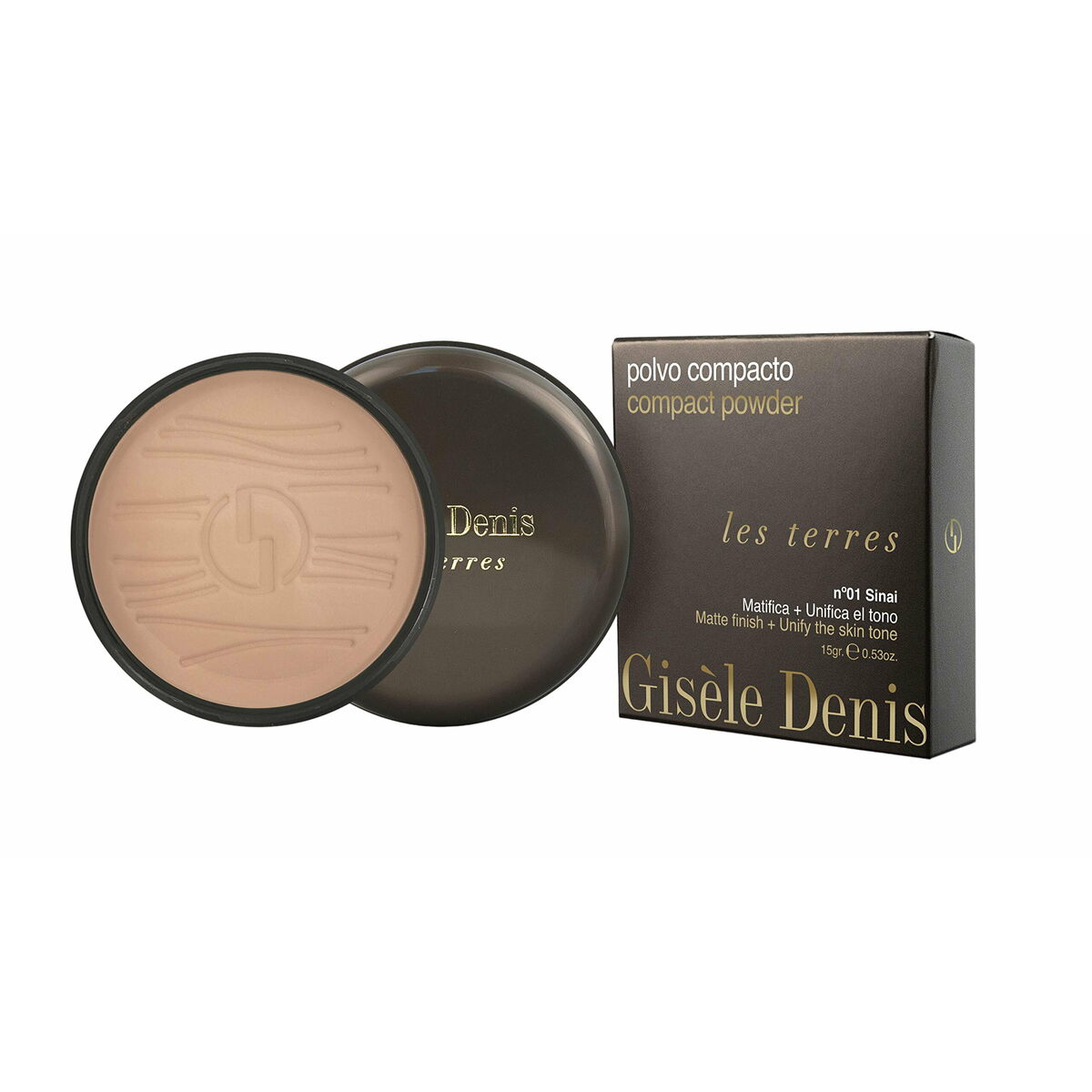 Compact Powders Gisèle Denis Les Terres Nº 01 Sinai 15 g-0