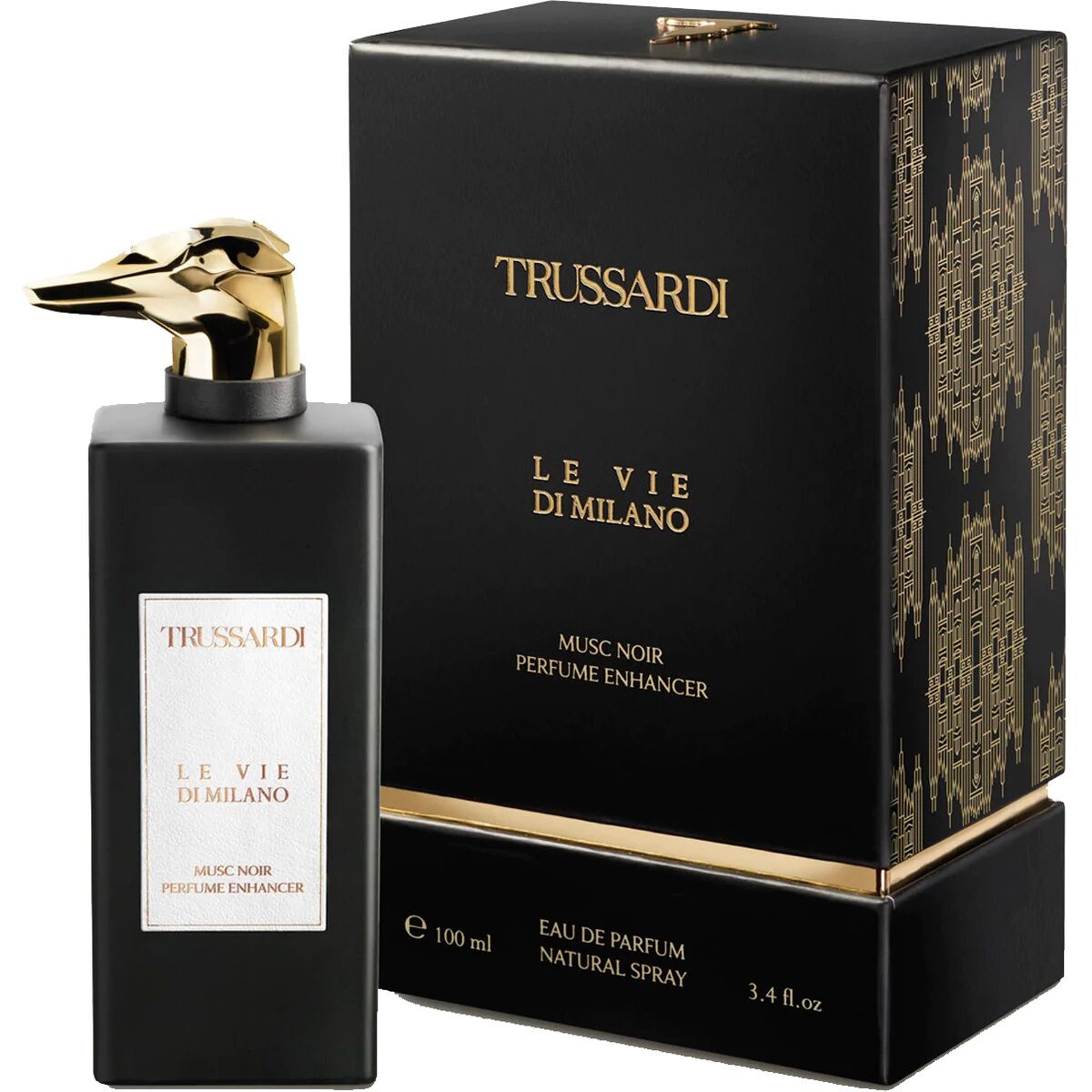 Unisex Perfume Trussardi EDP Le Vie Di Milano Musc Noir Perfume Enhancer 100 ml-0