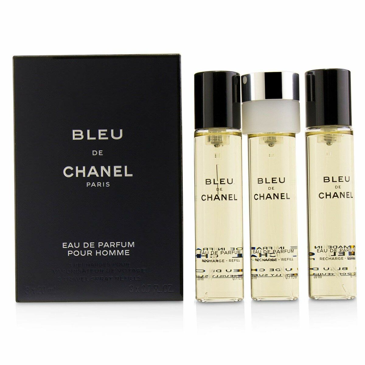 Herrenparfümset Chanel Bleu de Chanel Eau de Parfum EDP Bleu de Chanel 2 Stück-0