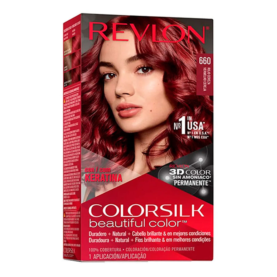 Revlon Tinte Pelo Revlon Colorsilk 66 Rojo Cereza senza ammoniaca