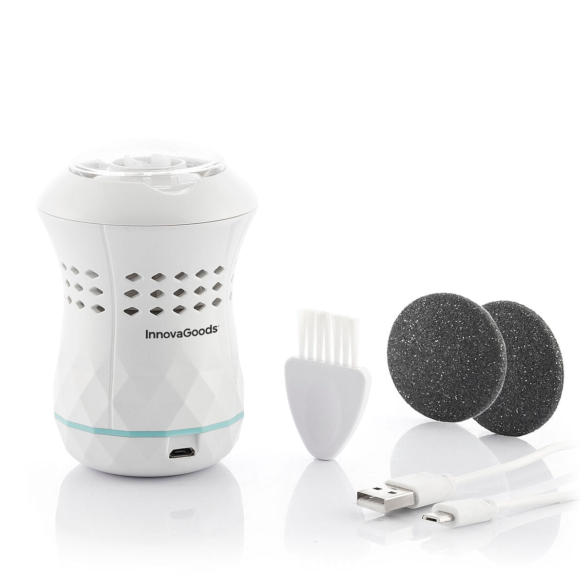 Rechargeable Pedicure File with Integrated Vacuum Sofeem InnovaGoods-3