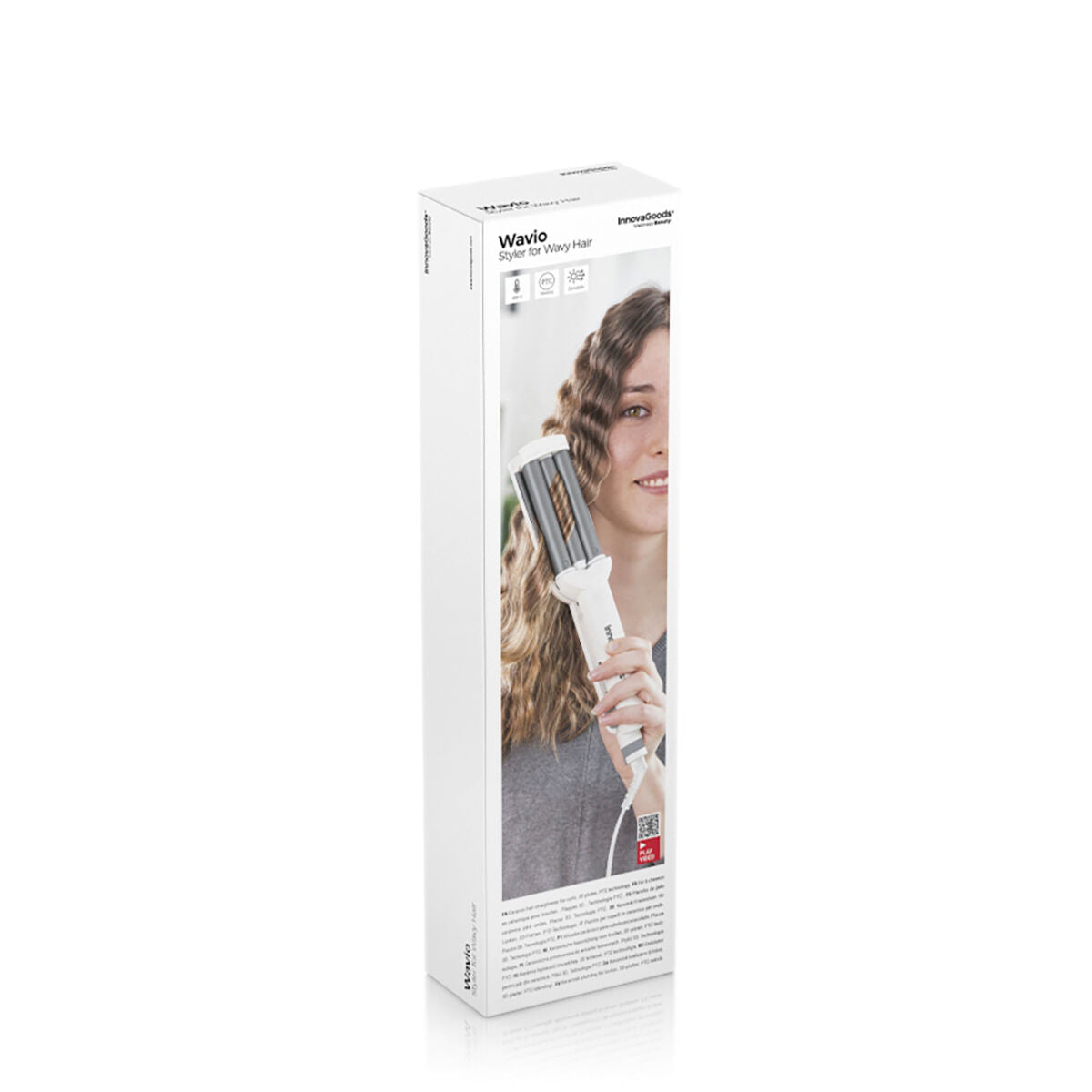 Piastra per Capelli in Ceramica per Creare Onde Wavio InnovaGoods 55 W-1