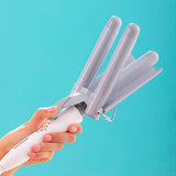 Triple Ceramic Styling Curling Iron Triler InnovaGoods-8