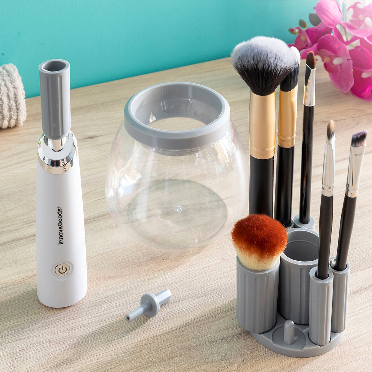 Automatic Make-up Brush Cleaner and Dryer Maklin InnovaGoods-9