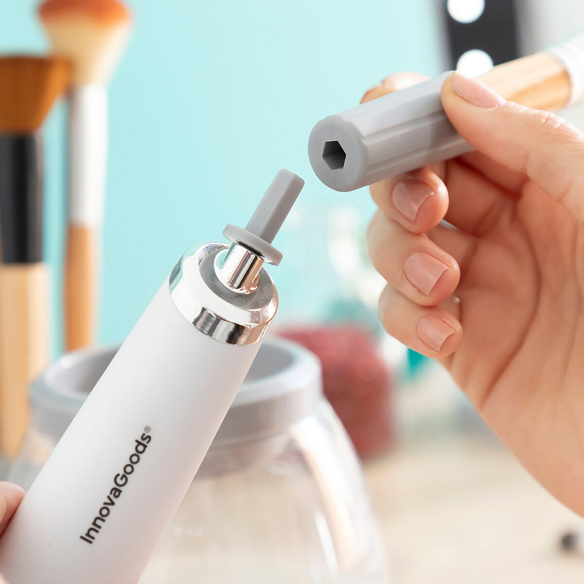 Automatic Make-up Brush Cleaner and Dryer Maklin InnovaGoods-6