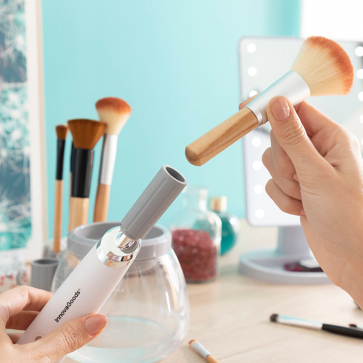 Automatic Make-up Brush Cleaner and Dryer Maklin InnovaGoods-5