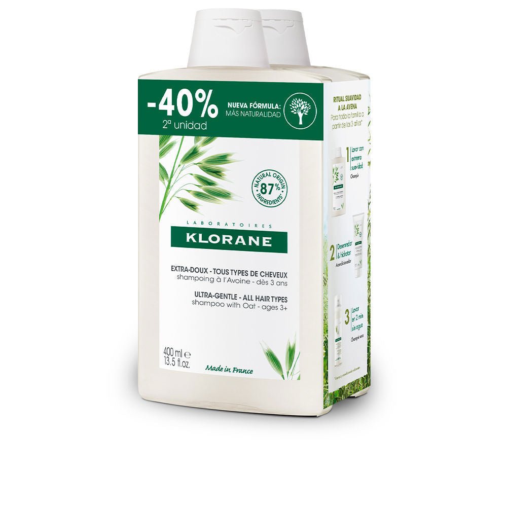 A LA LECHE DE AVENA champú extrasuave duo 2 x 400 ml-0