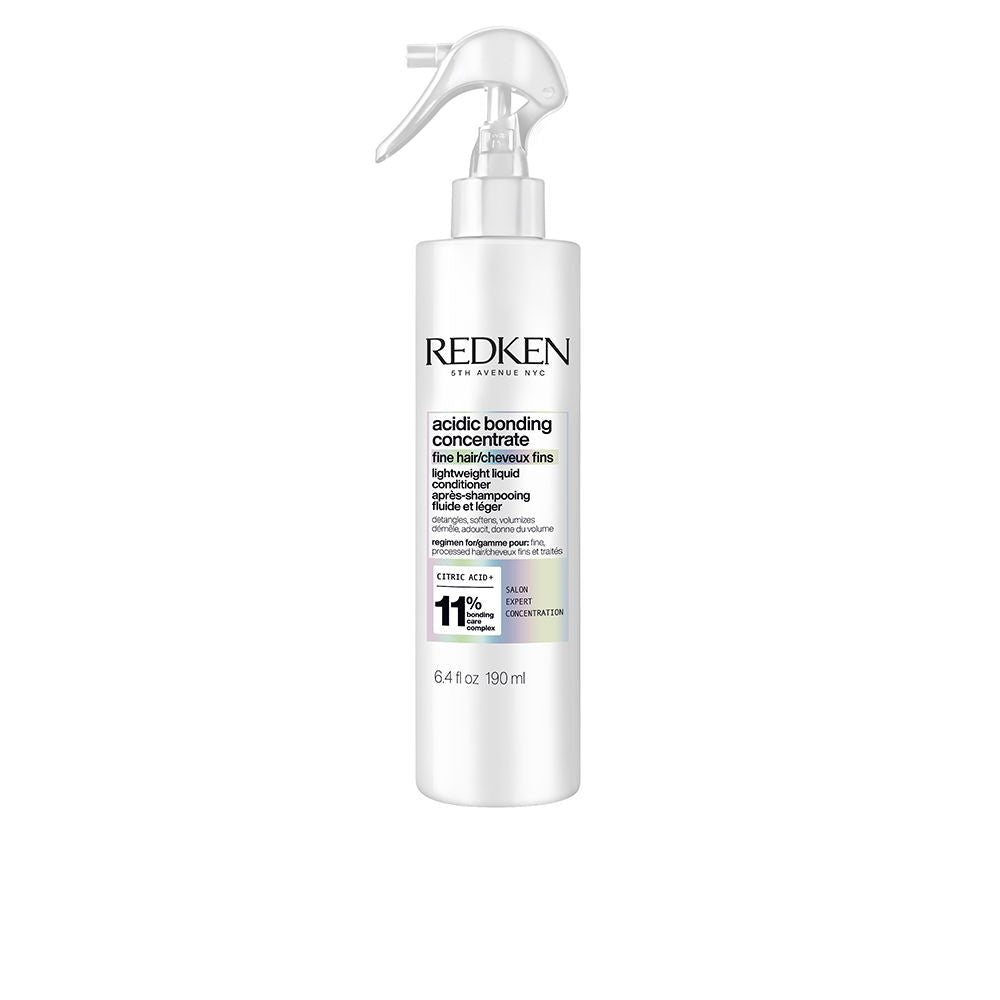 ACIDIC BONDING CONCENTRATE Professional silicone-free conditioner for fine damaged hair 190 ml - Cosmova