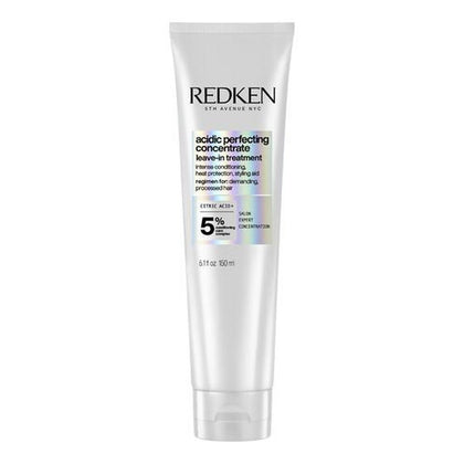 CONCENTRÉ DE LIAISON ACIDE Traitement professionnel sans rinçage pour cheveux abîmés 150 ml