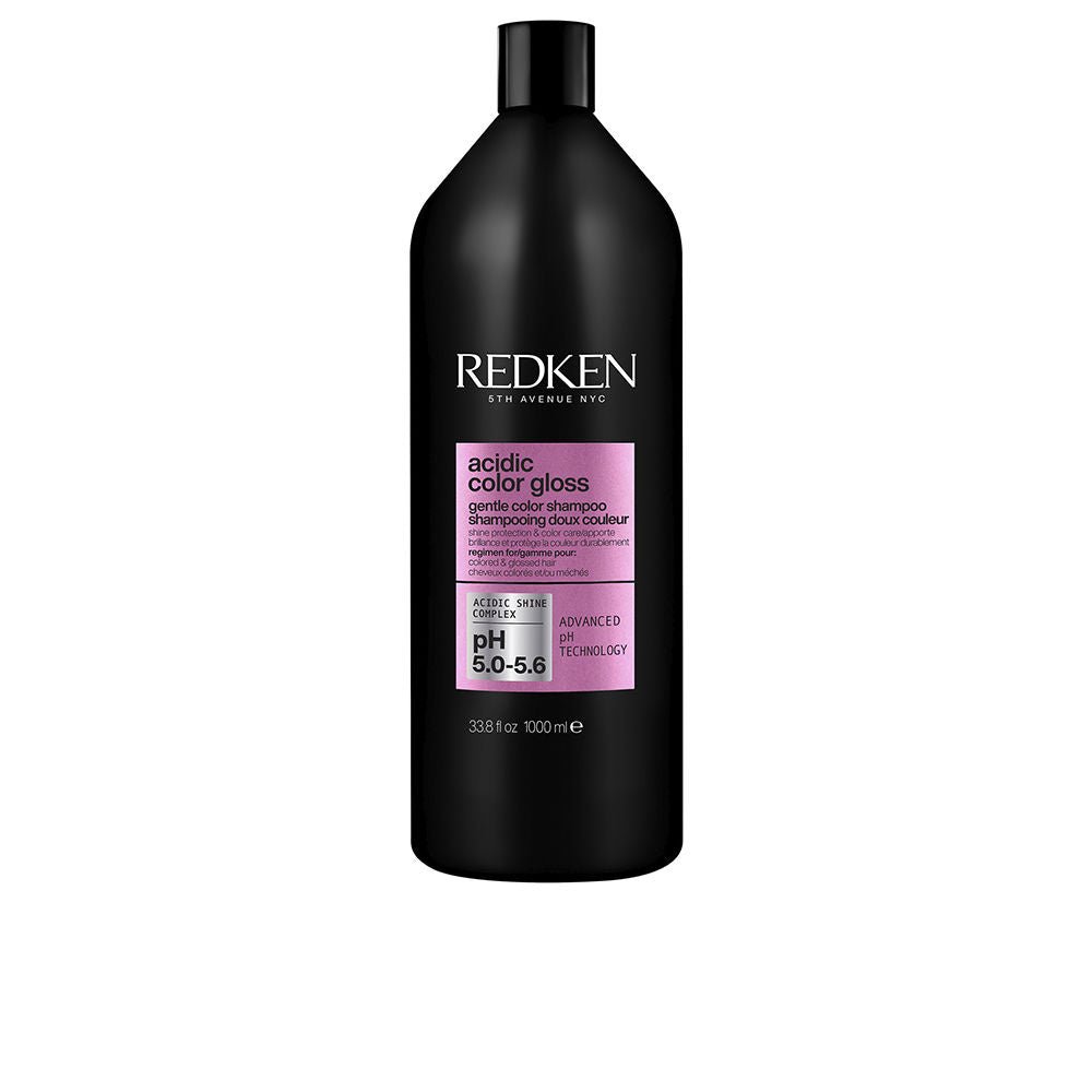 Le shampoing sans sulfate ACIDIC COLOR GLOSS sublime l'éclat de votre couleur 1000 ml-0