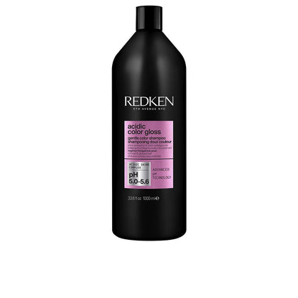 Le shampoing sans sulfate ACIDIC COLOR GLOSS sublime l'éclat de votre couleur 1000 ml