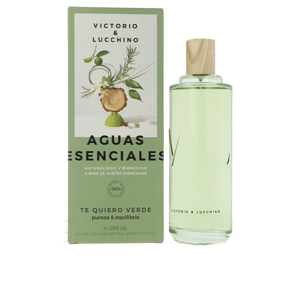 AGUAS ESENCIALES V&L TE QUIERO VERDE eau de toilette spray 250 ml - Cosmova