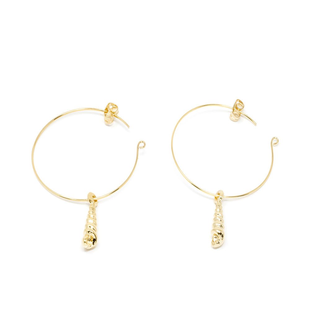 AGULLA earrings gold glitter 1 u - Cosmova