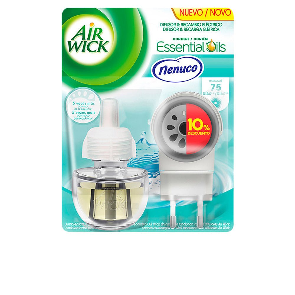AIR-WICK ambientador electrico completo nenuco 19 ml - Cosmova