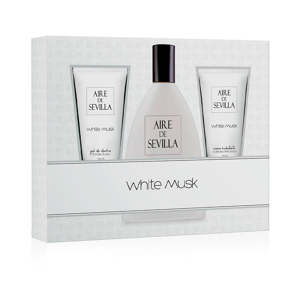 AIRE DE SEVILLA WHITE MUSK set 3 pz - Cosmova