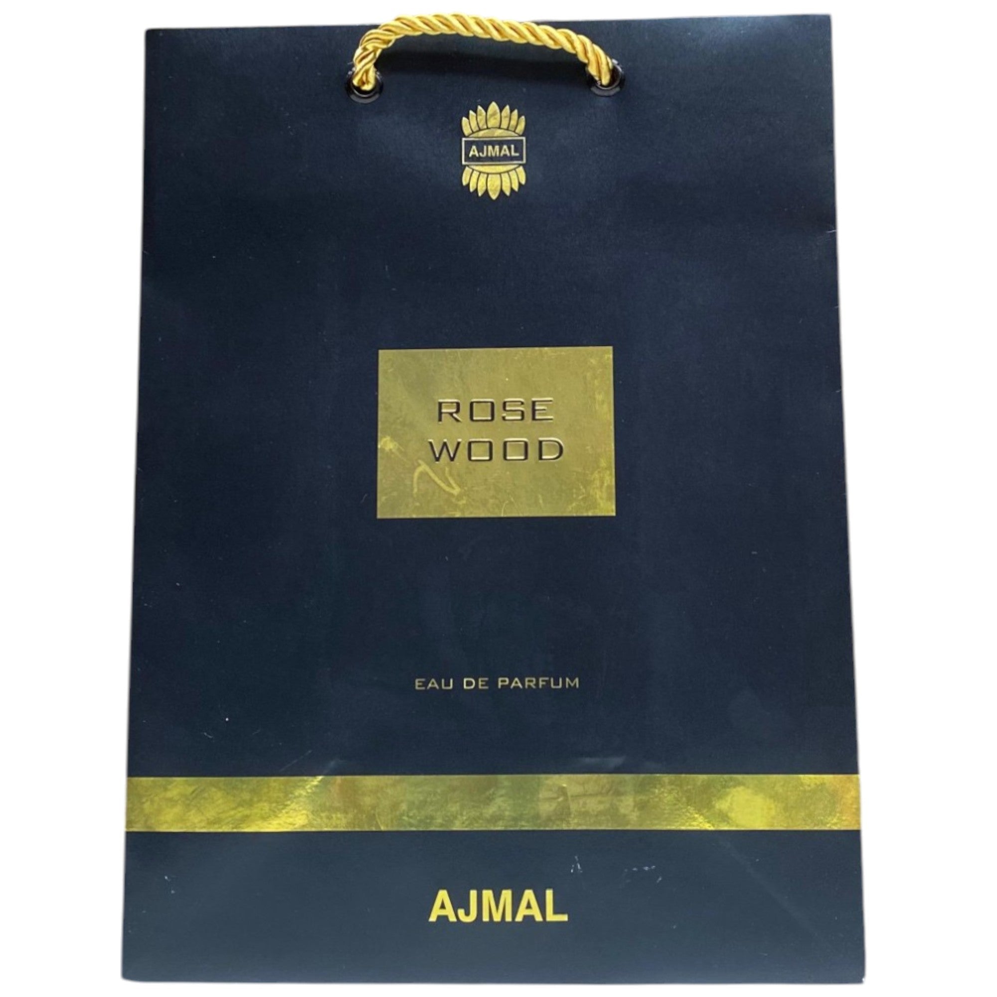 Ajmal, Rose Wood, Shopping, Borsa per la spesa in cartone, Carta, Nero - Cosmova