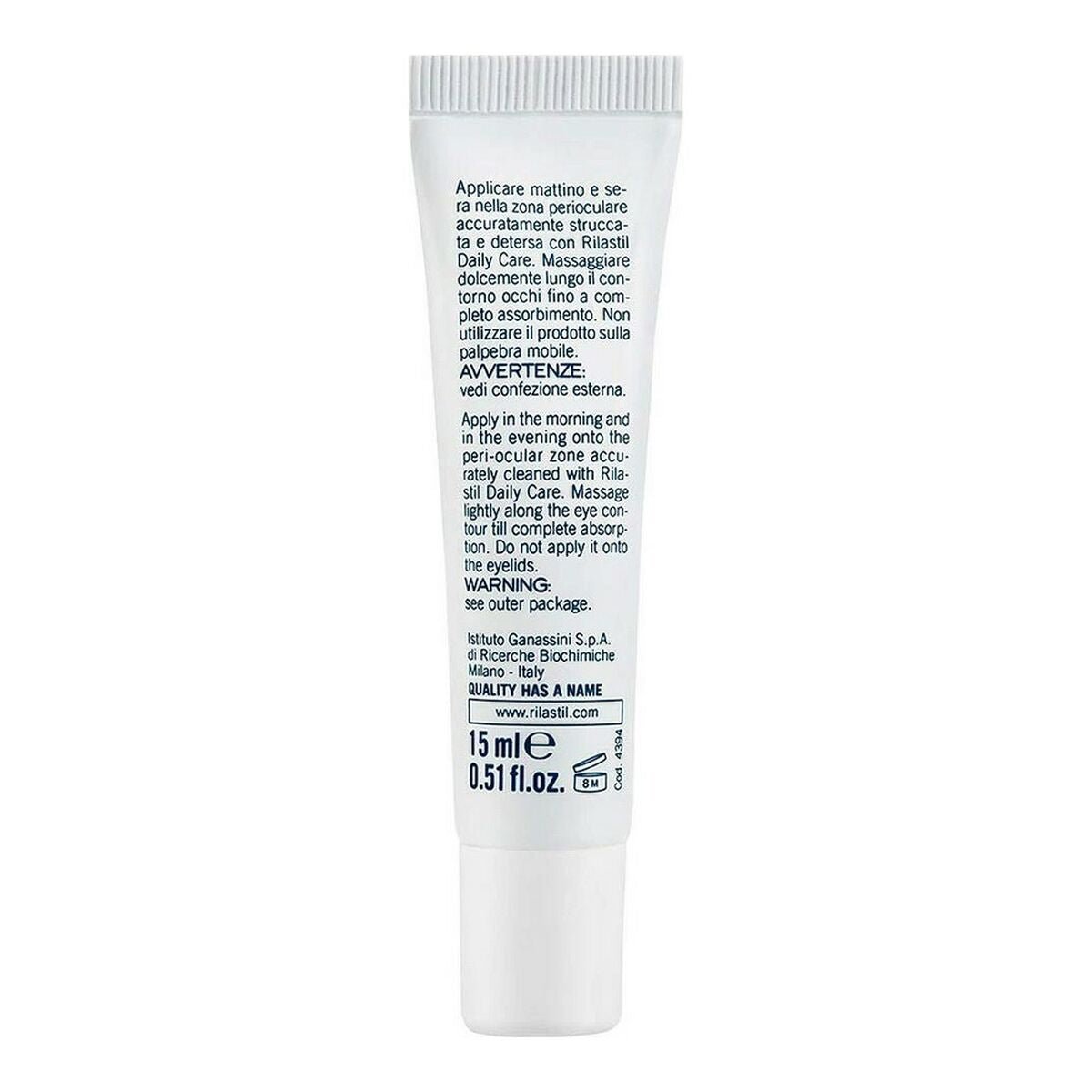 Anti-Ageing Cream for Eye Area Rilastil Hydrotenseur (15 ml) - Cosmova