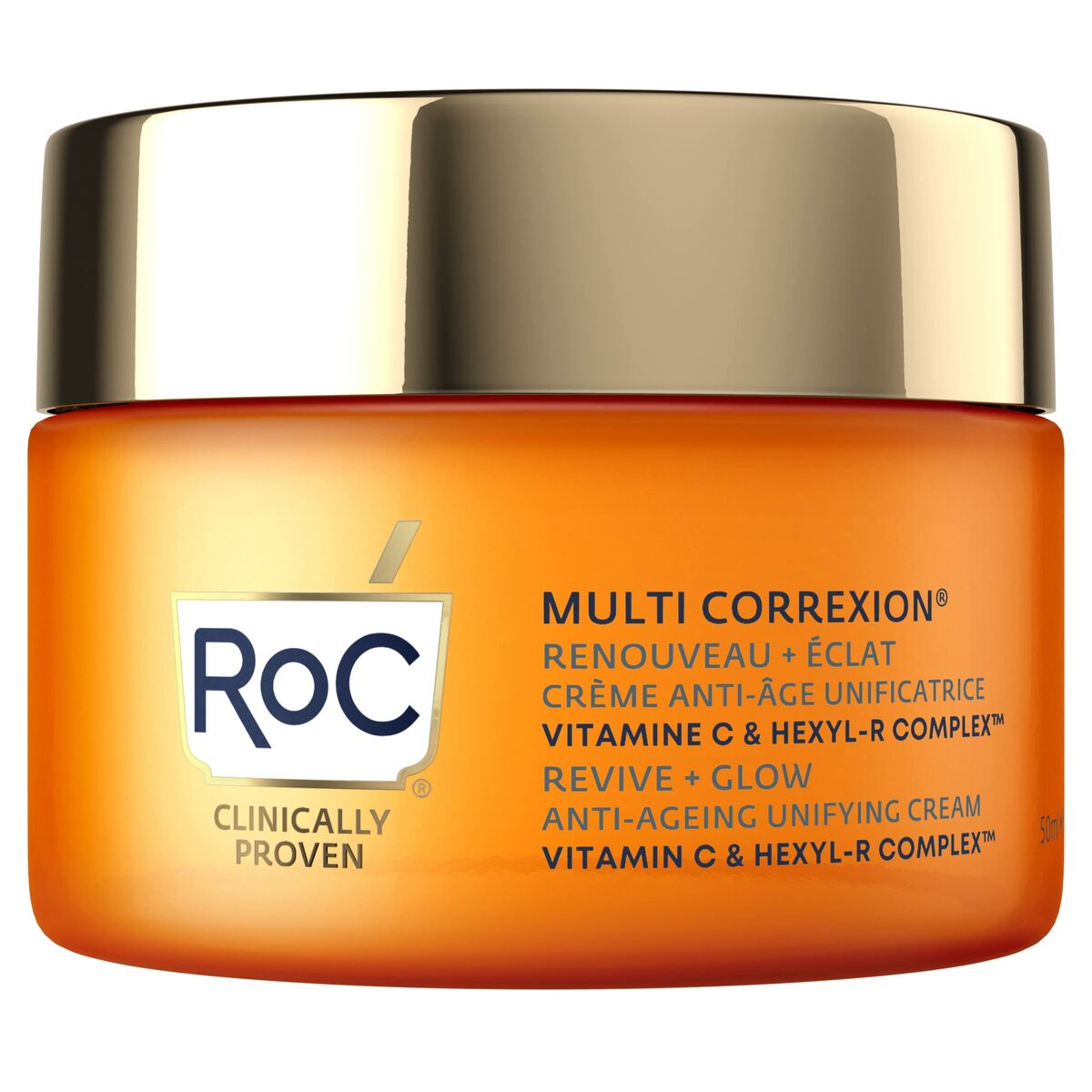 Anti-Ageing Cream Roc Multi Correxion Revive + Glow (50 ml) - Cosmova