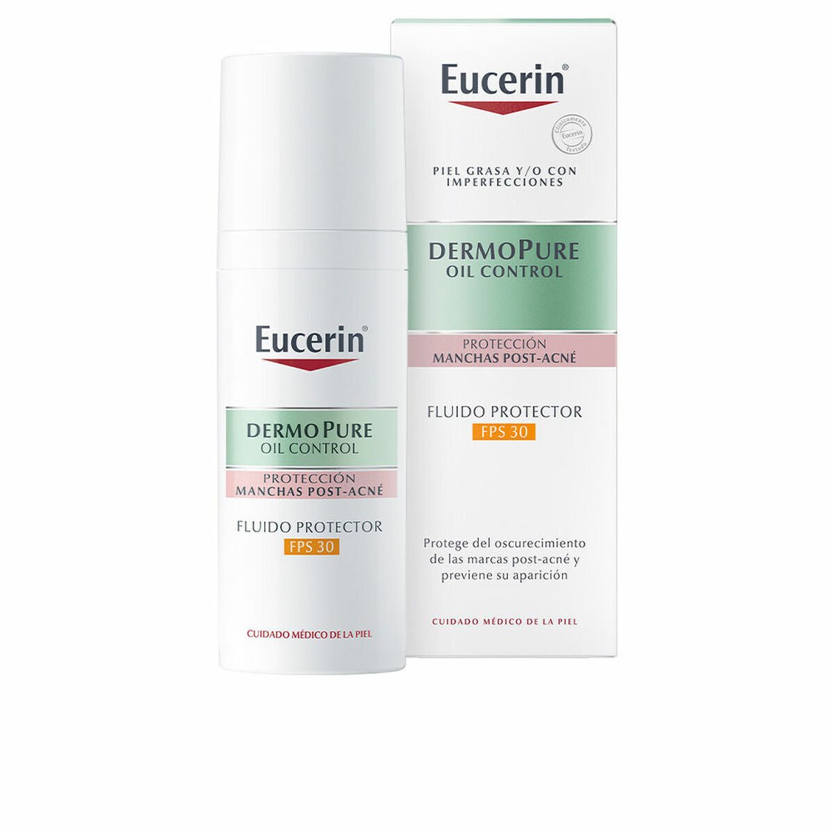 Leche Solar Anti Manchas Eucerin Dermopure Antiimperfecciones 50 ml Spf 30-0