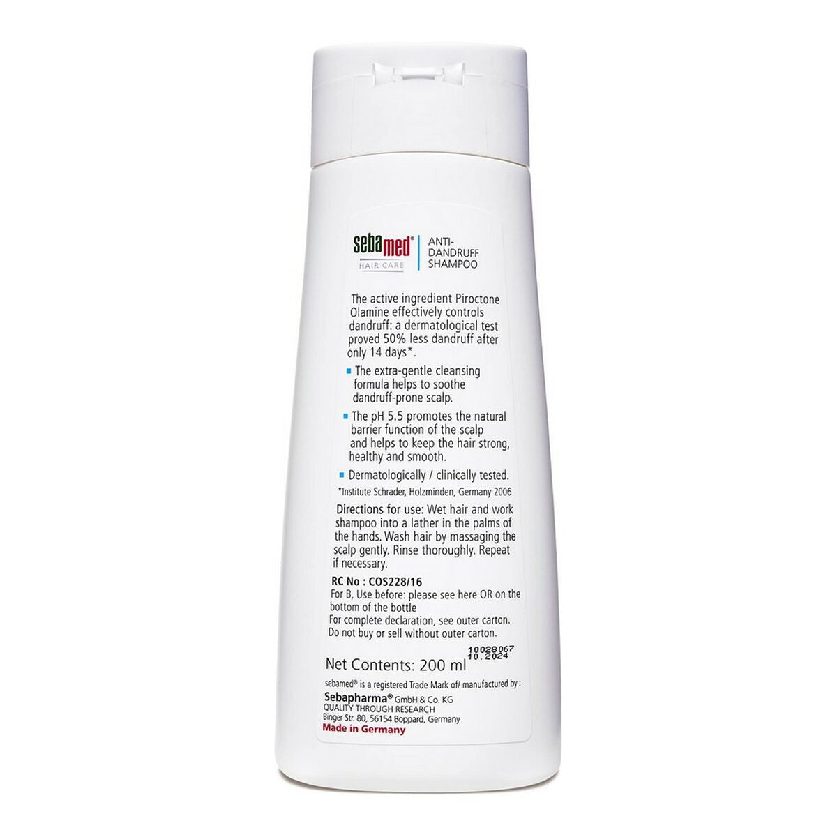 Shampoo Antiforfora Sebamed (200 ml)-4