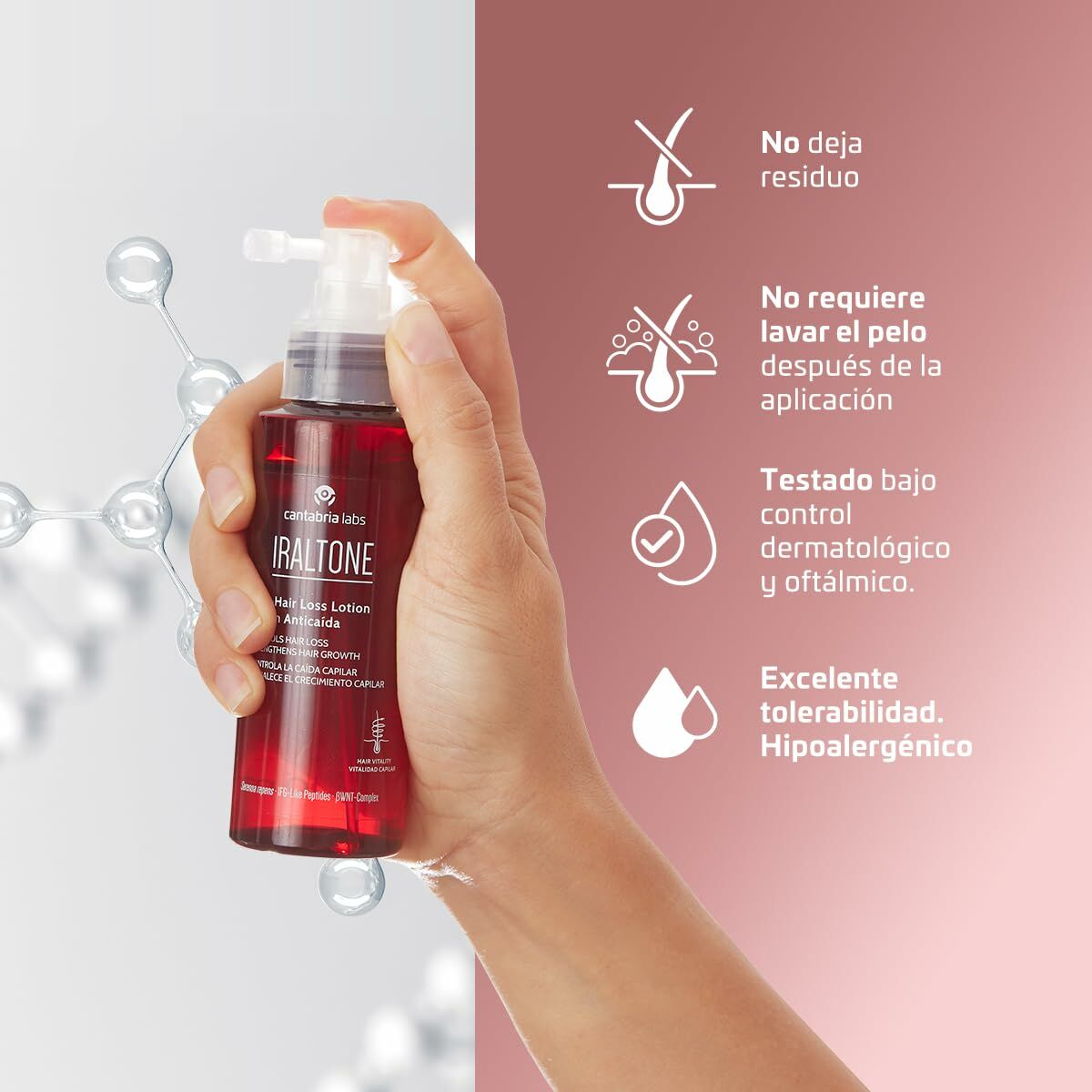 Anti-Haarausfall-Lotion Iraltone IRALTONE CHAMPÚS Y LOCIONES 100 ml-4