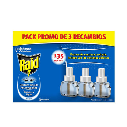 PROTECCIÓN ANTIMOSQUITOS x 3 repuestos