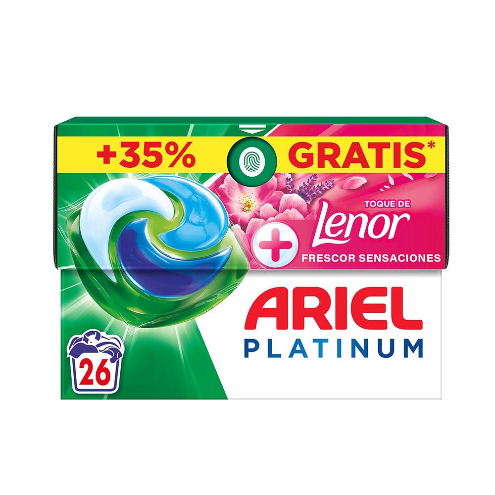 ARIEL PLATINUM SENSATIONS 3-in-1 detergent 26 capsules - Cosmova
