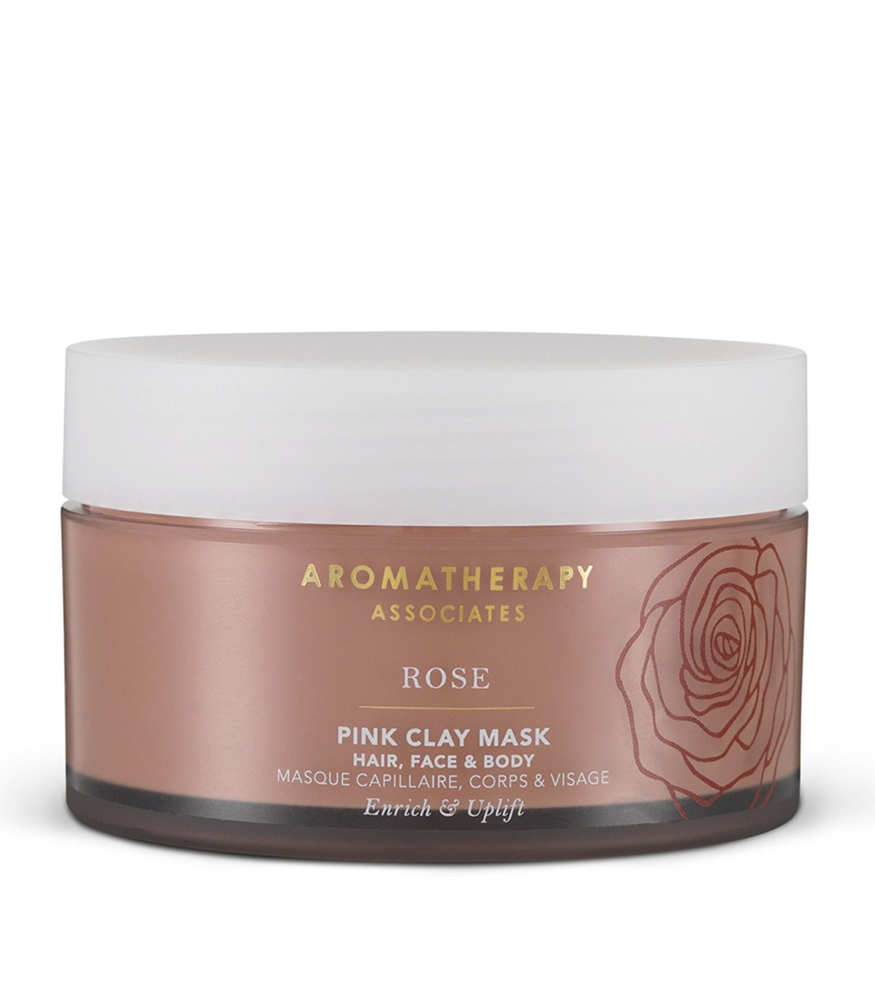 Aromatherapy Associates, Rose, Oli essenziali, Elimina le impurità, Maschera di argilla, 200 ml - Cosmova