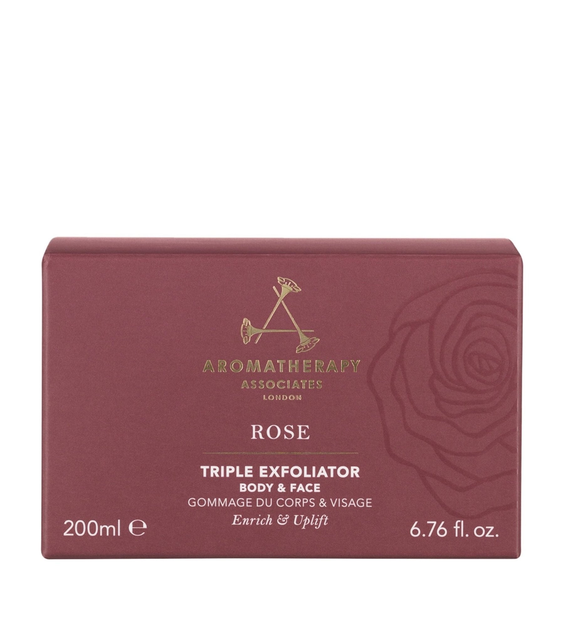 Aromatherapy Associates, Rose, Oli essenziali naturali, Scrub esfoliante, 200 ml - Cosmova