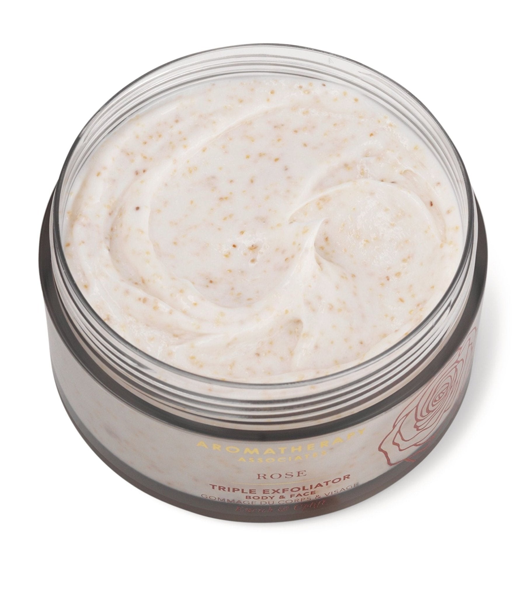 Aromatherapy Associates, Rose, Oli essenziali naturali, Scrub esfoliante, 200 ml - Cosmova