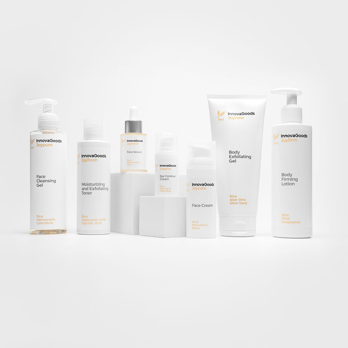 Tonico viso idratante ed esfoliante Riso Joyfresh InnovaGoods 150 ml-2