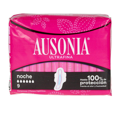 AUSONIA ultra night pads 9 u