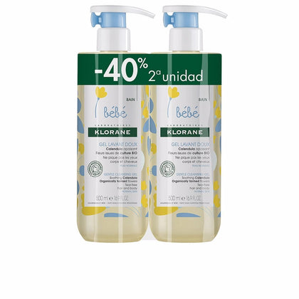 COFFRET GEL NETTOYANT DOUX BÉBÉ 2 x 500 ml
