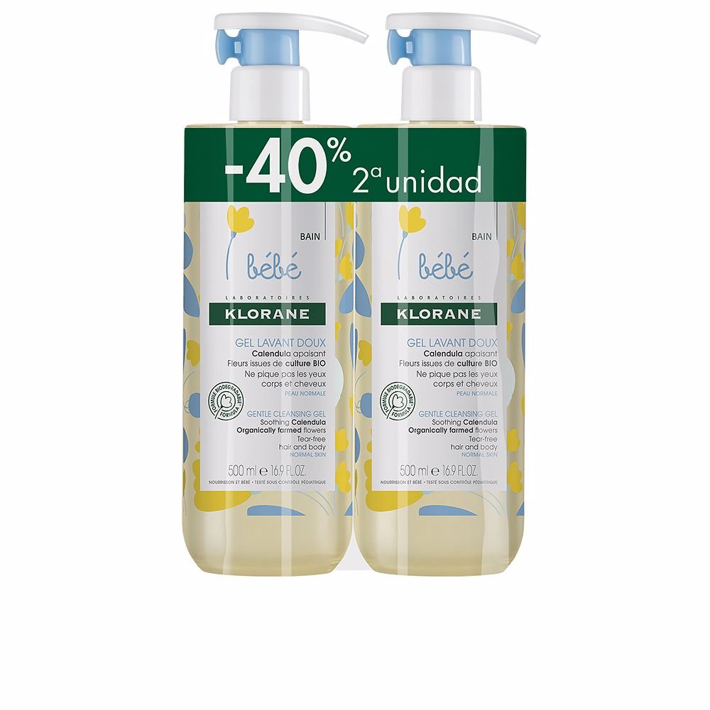 BABY GENTLE detergente gel set 2 x 500 ml - Cosmova