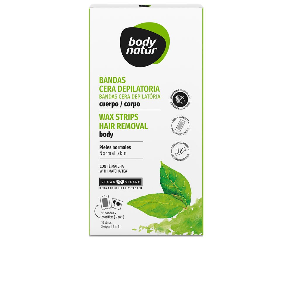 BANDS depilatory wax body matcha tea 16 u - Cosmova