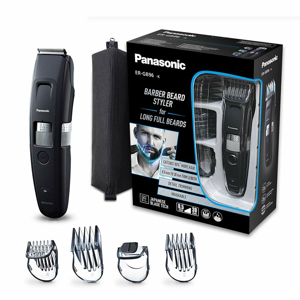 Beard Trimmer Panasonic ER-GB96-K503 - Cosmova