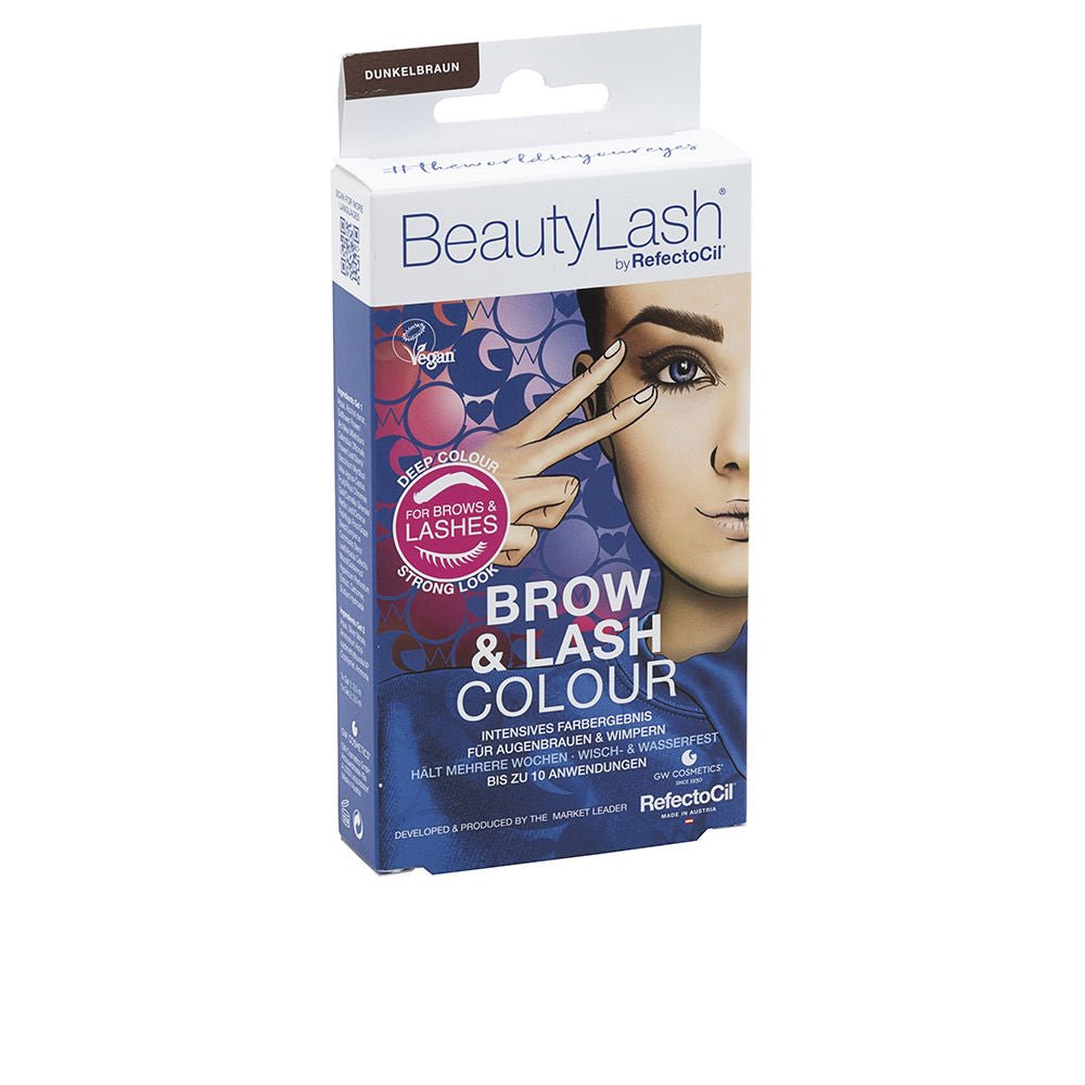 BEAUTYLASH בראַוז און וויעס קאָלירן קיט פֿאַר ברעם און וויעס טינט #דאַרק ברוין 1 אַפּאַראַט-0