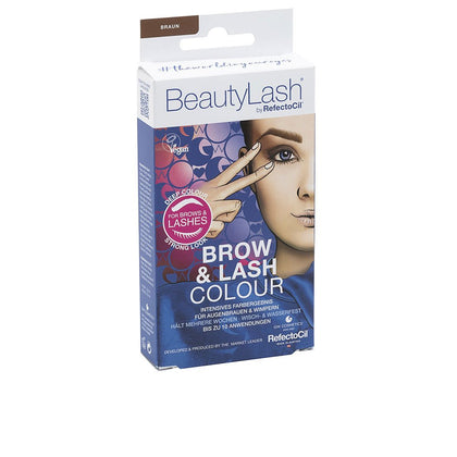 BEAUTYLASH BROW &amp; LASH COLOUR eyebrow and eyelash tint kit #Medium Brown 1 unit