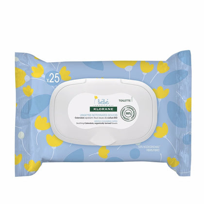 BÉBÉ toallitas limpidoras suaves 25 pz