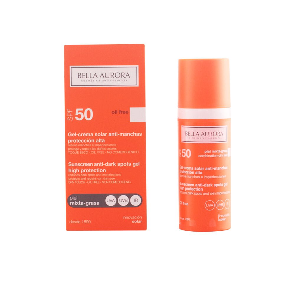 BELLA AURORA SOLAR gel anti-dark spots mixed/oily SPF50 50 ml - Cosmova