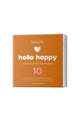 Benefit, Hello Happy Velvet, Opacizzante, Fondotinta compatto, 10, Scuro, 7 g - Cosmova