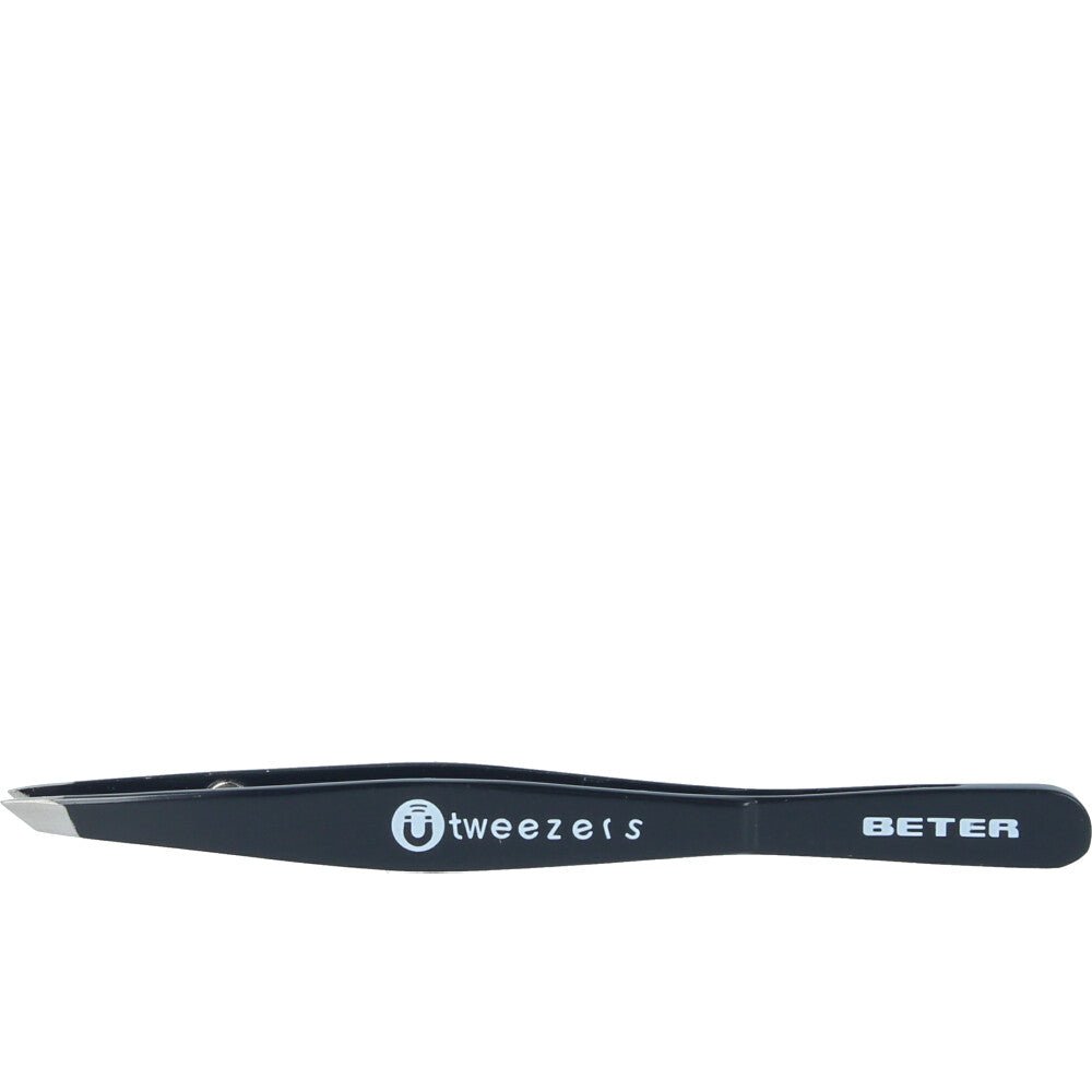 Beter Pince à épiler magnétique pointe oblique #nero 1 unité - image 1