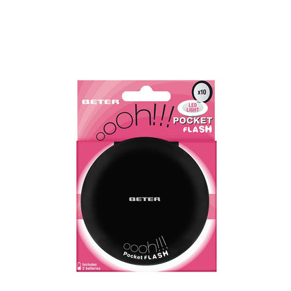 Beter OHH! pocket flash mirror with light and x10 magnification #nero 1 unità