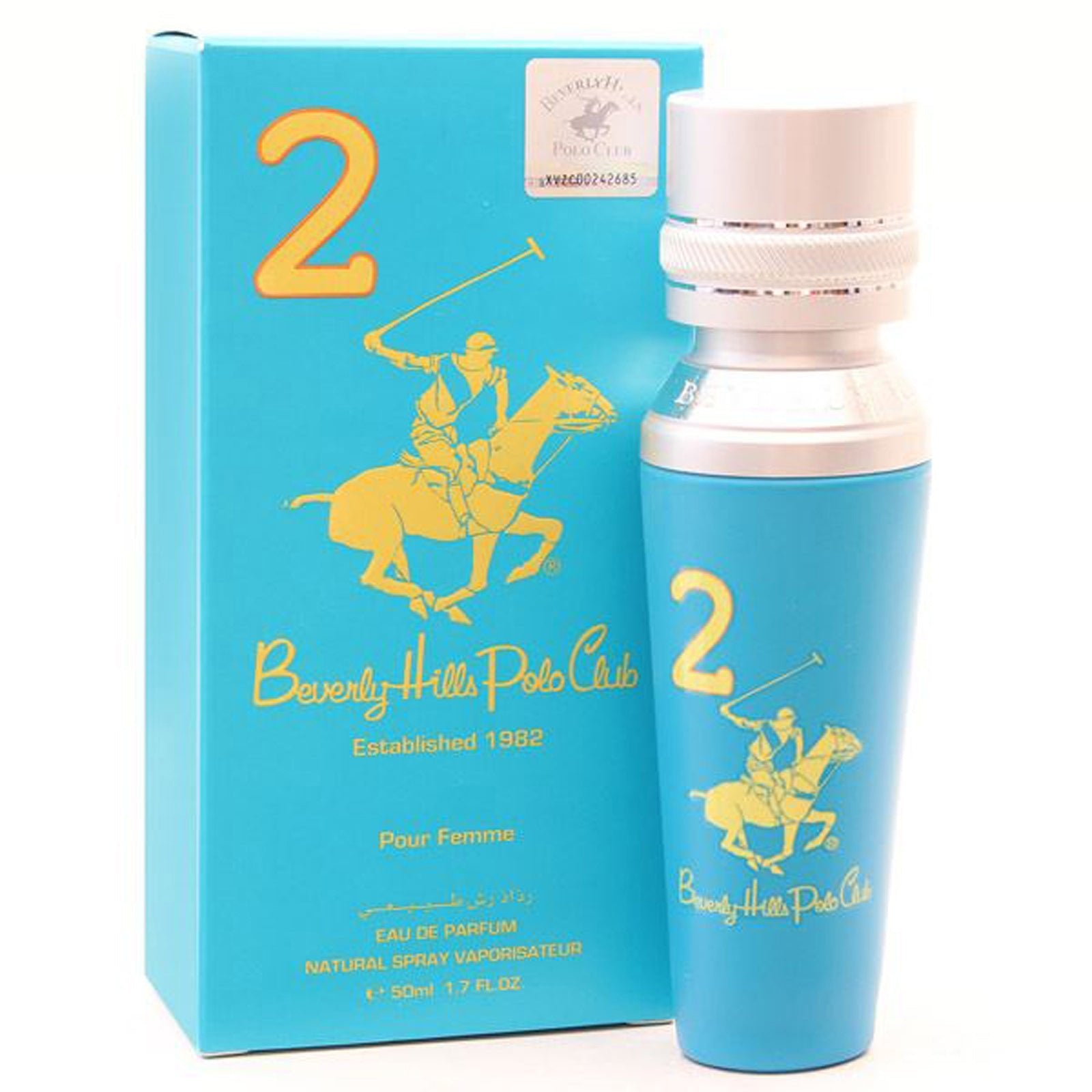 Beverly Hills Polo Club, No. 2, Eau de Parfum, Per le donne, 50 ml - Cosmova